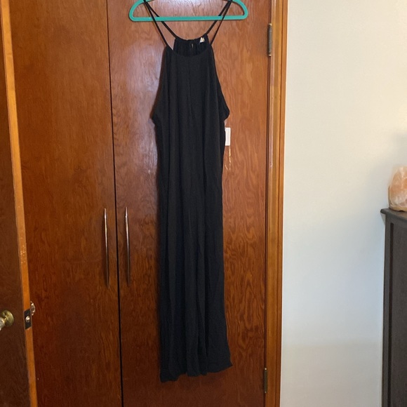 Black romper jumpsuit overall - Picture 3 of 10